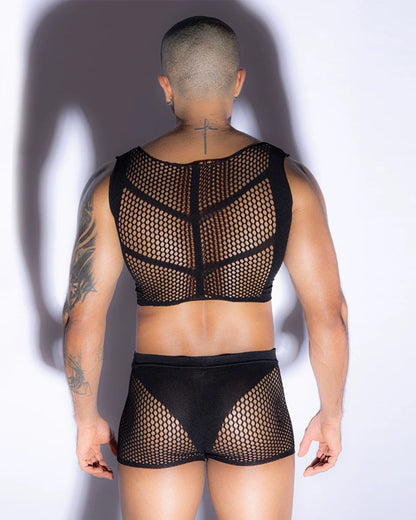 MEN’S LUXE FISHNET BODY STOCKINGS