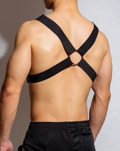 DM MEN’S ELASTIC PERFORMANCE LEATHER HARNESS