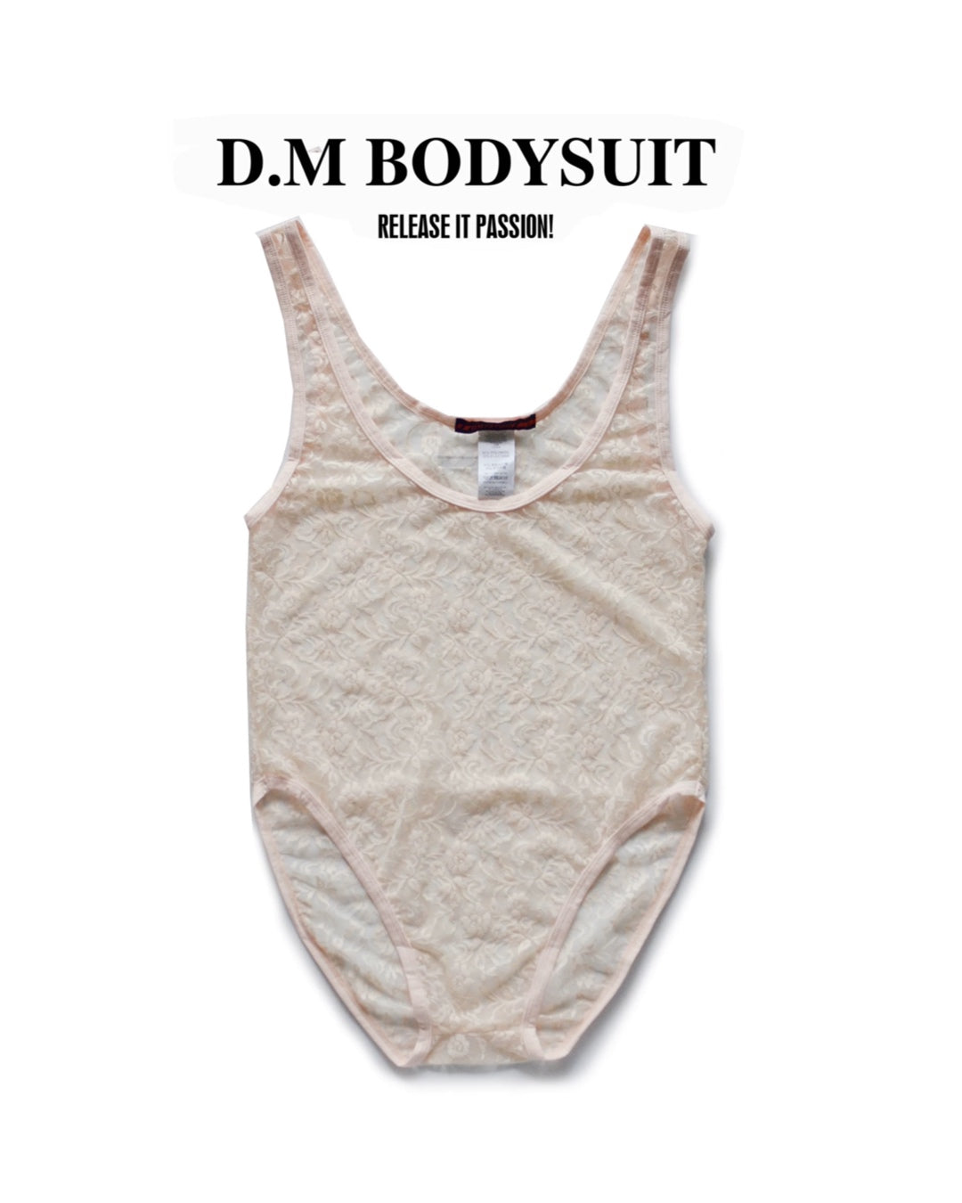 DM MEN’S FLORA LACE BODYSUIT