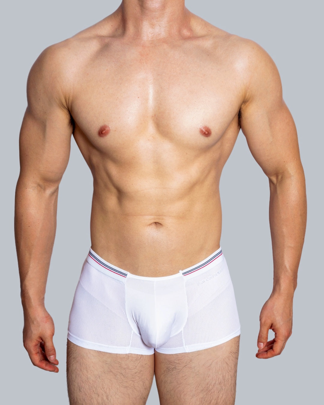 DM MEN’S LOW-RISE NYLON BOXER BRIEFS