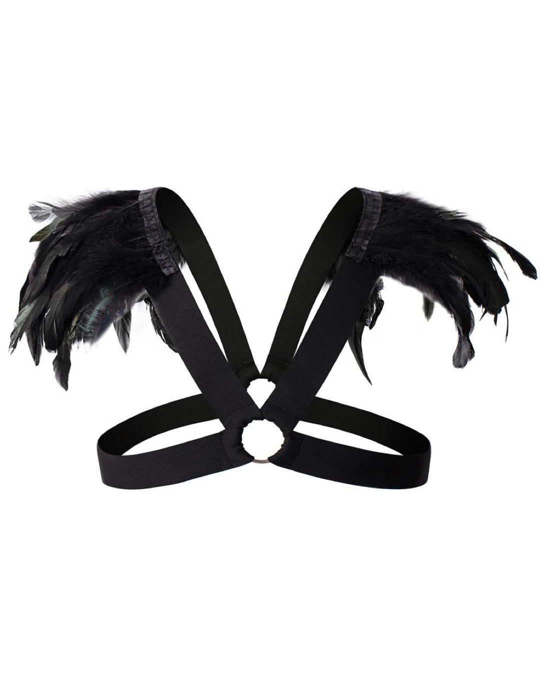 CLEVER-MENMODE CIRCUIT PARTY FEATHER HARNESS