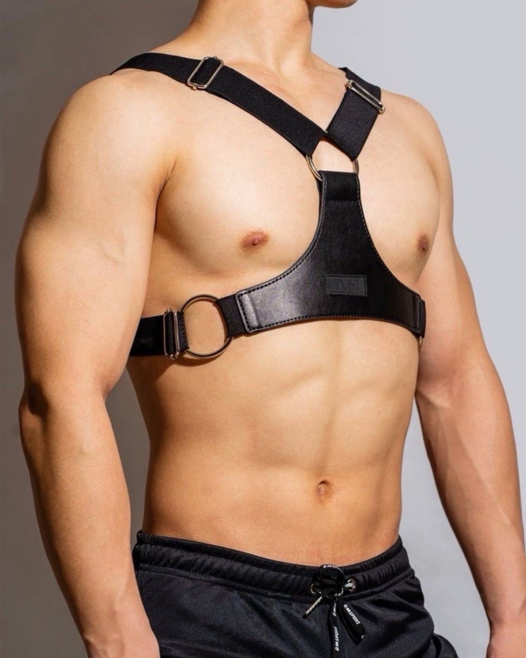 DM MEN’S ELASTIC PERFORMANCE LEATHER HARNESS