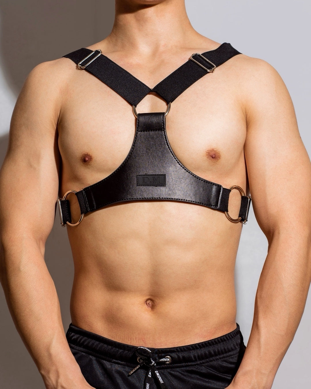 DM MEN’S ELASTIC PERFORMANCE LEATHER HARNESS