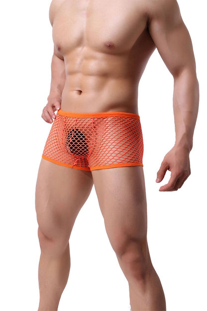 MEN’S SEE-THROUGH MESH BOXERS AND BRIEFS