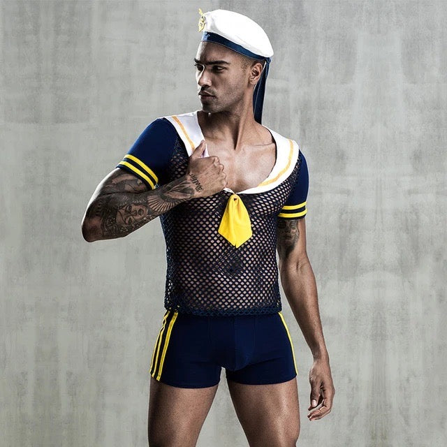 MEN’S ROLE PLAY SAILOR COSTUME PACK