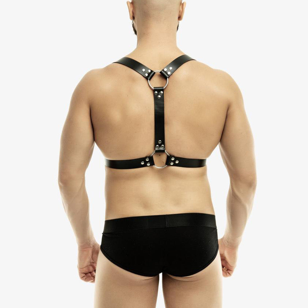 THE HADES  MEN’S LEATHER SHOULDER  HARNESS