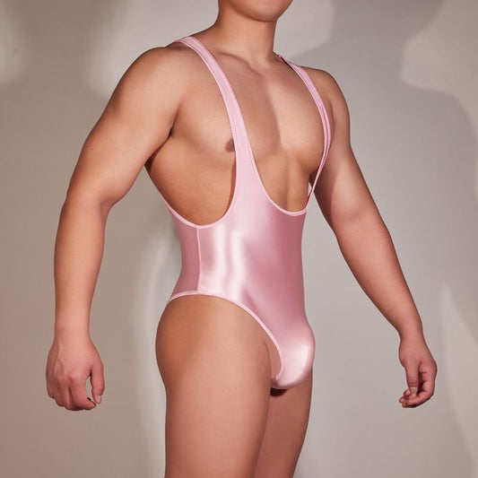 MEN’S PREMIUM GLOSSY SHEER BODYSUITS