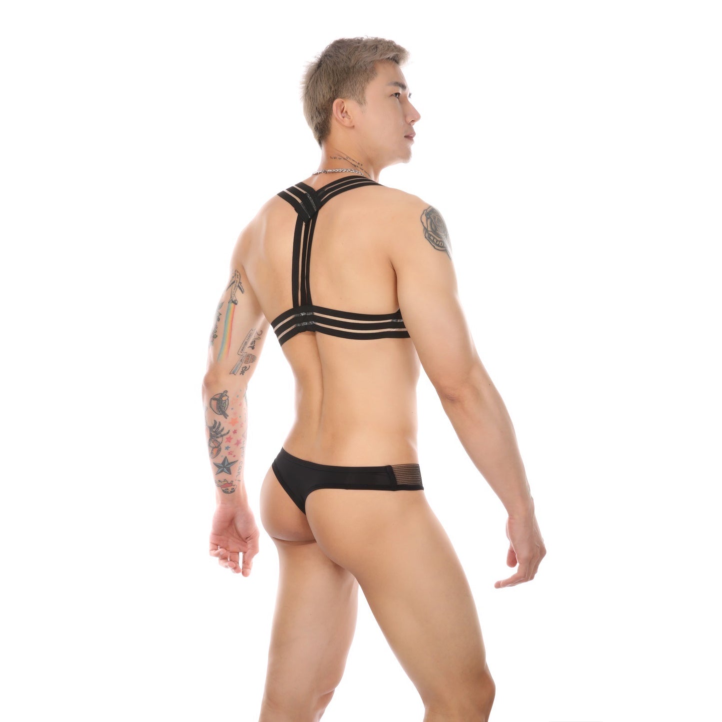CLEVER-MENMODE PERFORMANCE HARNESS WITH ICE SILK THONG